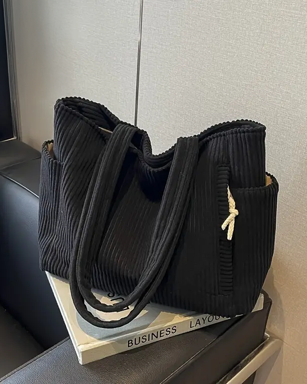 Corduroy Tote Bag – Spacious Everyday Carry