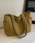 Corduroy Tote Bag – Spacious Everyday Carry