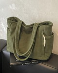 Corduroy Tote Bag – Spacious Everyday Carry