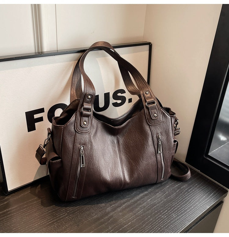 Vegan Leather Tote Bag – Spacious Everyday Carry