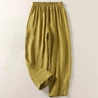 Amalia | Women's Flowing Cotton and Linen Trousers-Modylol