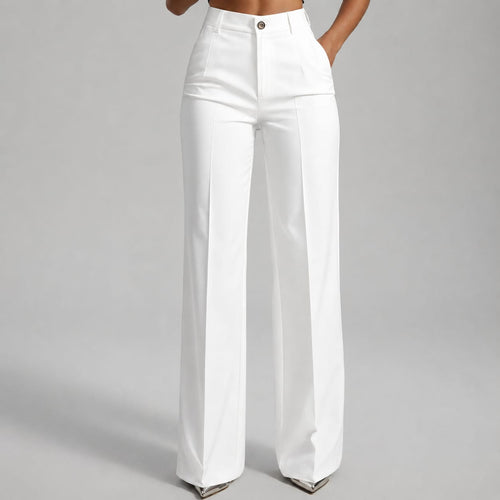 Amara | Women's High-Waisted Trousers-Modylol