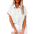 Audrine | Women's Comfy Casual Button-Up Blouse-Modylol