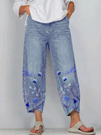 Aven | Women's Elegant Embroidered Trousers-Modylol