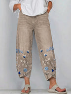 Aven | Women's Elegant Embroidered Trousers-Modylol