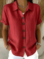 Emma | Women's Button Front Blouse-Modylol