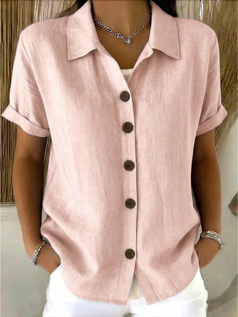 Emma | Women's Button Front Blouse-Modylol