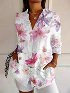 Harper | Women's Colourful Print Blouse-Modylol