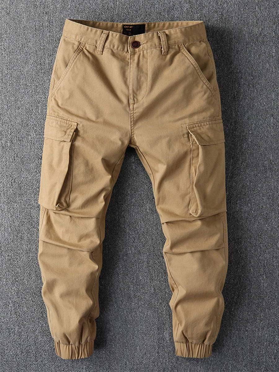Men's Camouflage Cargo Jogger Trousers-Modylol