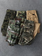 Men's Camouflage Cargo Jogger Trousers-Modylol