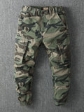 Men's Camouflage Cargo Jogger Trousers-Modylol
