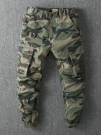 Men's Camouflage Cargo Jogger Trousers-Modylol