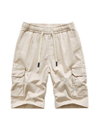 Men's Casual Drawstring Cargo Shorts-Modylol