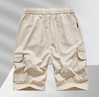 Men's Casual Drawstring Cargo Shorts-Modylol
