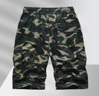 Men's Casual Drawstring Cargo Shorts-Modylol