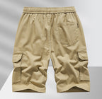 Men's Casual Drawstring Cargo Shorts-Modylol
