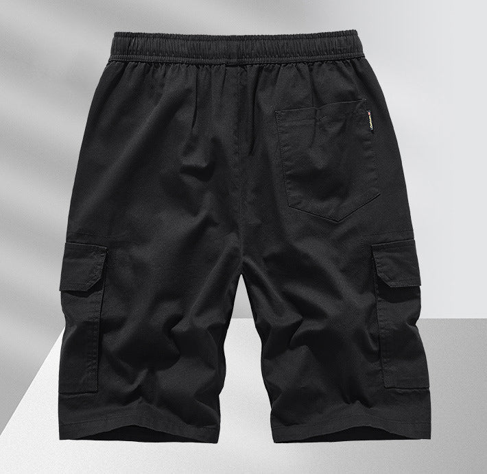 Men's Casual Drawstring Cargo Shorts-Modylol