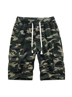 Men's Casual Drawstring Cargo Shorts-Modylol