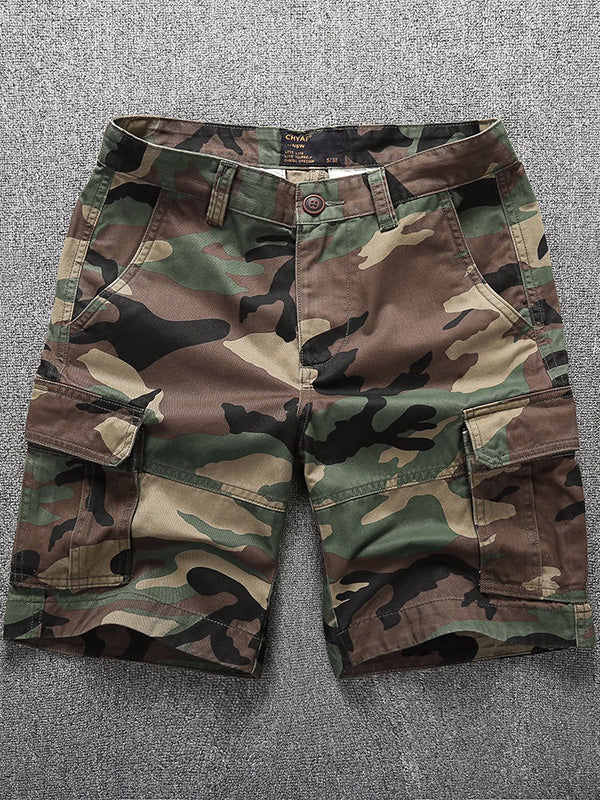 Men's Tactical Cargo Shorts for Outdoor Adventures-Modylol