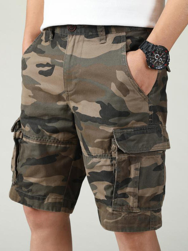 Men's Tactical Cargo Shorts for Outdoor Adventures-Modylol
