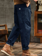 Men's Vintage Casual Utility Trousers-Modylol