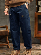 Men's Vintage Casual Utility Trousers-Modylol