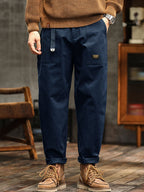 Men's Vintage Casual Utility Trousers-Modylol