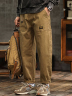 Men's Vintage Casual Utility Trousers-Modylol