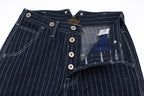 Men's Vintage Striped Straight Denim Suspender Overalls-Modylol