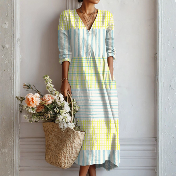 Olivia | Women's Crisp Linen Dress-Modylol