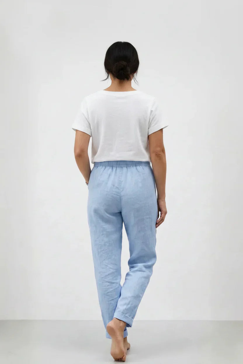Sophie | Women's Flowing Cotton and Linen Trousers-Modylol