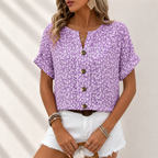 Verna | Women's Elegant Floral Blouse-Modylol
