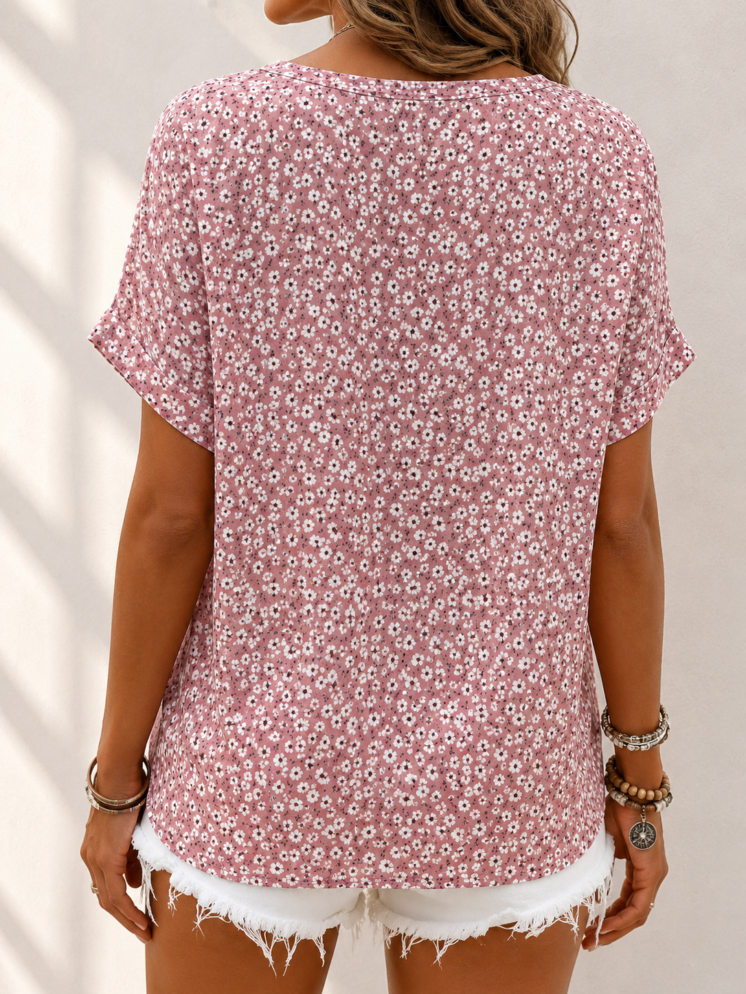 Verna | Women's Elegant Floral Blouse-Modylol