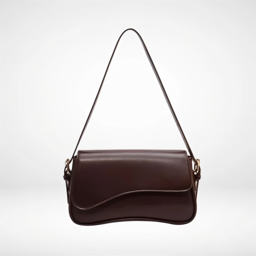 Genuine Leather Shoulder Bag – Adjustable Strap