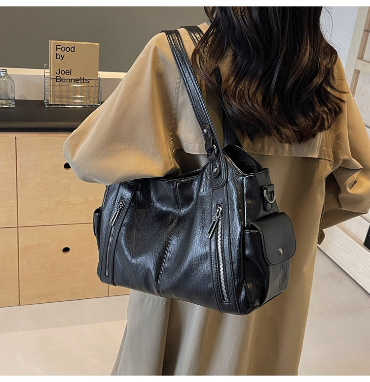 Vegan Leather Tote Bag – Spacious Everyday Carry
