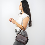 Genuine Leather Shoulder Bag – Adjustable Strap